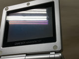 LG6855 With Defects - GameBoy Advance SP Platinum Silver Console Nintendo Japan