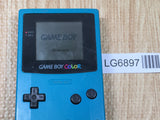 LG6897 With Defects - GameBoy Color Blue Console Nintendo Japan