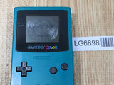 LG6898 With Defects - GameBoy Color Blue Console Nintendo Japan