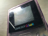 LG6907 Not Working - GameBoy Color Clear Purple Console Nintendo Japan