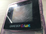 LG6907 Not Working - GameBoy Color Clear Purple Console Nintendo Japan