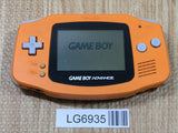 LG6935 With Defects - GameBoy Advance Orange Console Nintendo Japan