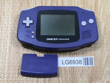 LG6938 Not Working - GameBoy Advance Violet Console Nintendo Japan