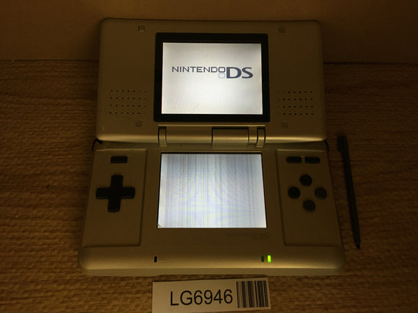 LG6946 With Defects - Nintendo DS Platinum Silver Console Nintendo