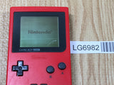 LG6982 With Defects - GameBoy Pocket Red Console Nintendo Japan