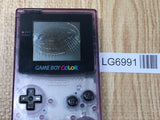 LG6991 With Defects - GameBoy Color Clear Purple Console Nintendo Japan