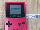 LG7006 Tested Working - GameBoy Color Red Console Nintendo Japan