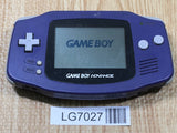 LG7027 With Defects - GameBoy Advance Violet Console Nintendo Japan