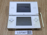 LG7067 Tested Working - Nintendo DS Lite Crystal White Console Nintendo Japan