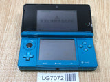 LG7072 With Defects - Nintendo 3DS Aqua Blue Console Nintendo Japan