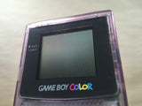 LG7103 Tested Working - GameBoy Color Clear Purple Console Nintendo Japan