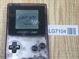 LG7104 With Defects - GameBoy Color Clear Purple Console Nintendo Japan