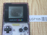 LG7105 With Defects - GameBoy Color Clear Purple Console Nintendo Japan