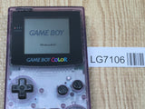 LG7106 With Defects - GameBoy Color Clear Purple Console Nintendo Japan