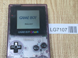 LG7107 Tested Working - GameBoy Color Clear Purple Console Nintendo Japan