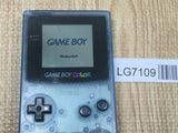 LG7109 With Defects - GameBoy Color Aqua Blue Milky White Console Nintendo Japan