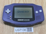 LG7136 With Defects - GameBoy Advance Violet Console Nintendo Japan