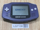 LG7138 With Defects - GameBoy Advance Violet Console Nintendo Japan