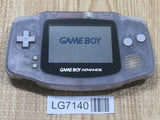LG7140 With Defects - GameBoy Advance Milky Blue Console Nintendo Japan