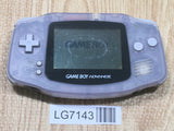 LG7143 With Defects - GameBoy Advance Milky Blue Console Nintendo Japan