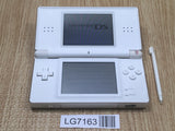 LG7163 Tested Working - Nintendo DS Lite Crystal White Console Nintendo Japan
