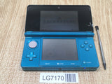 LG7170 Tested Working - Nintendo 3DS Aqua Blue Console Nintendo Japan