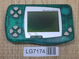 LG7174 With Defects - Wonder Swan Skeleton Green Console Japan