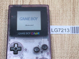 LG7213 With Defects - GameBoy Color Clear Purple Console Nintendo Japan