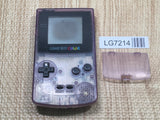 LG7214 Not Working - GameBoy Color Clear Purple Console Nintendo Japan