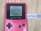 LG7224 With Defects - GameBoy Color Red Console Nintendo Japan