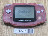 LG7251 With Defects - GameBoy Advance Milky Pink Console Nintendo Japan