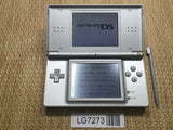 LG7273 Tested Working - Nintendo DS Lite Gross Silver Console Nintendo Japan