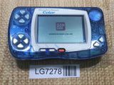 LG7278 With Defects - Wonder Swan Color Crystal Blue Console Japan