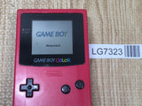 LG7323 With Defects - GameBoy Color Red Console Nintendo Japan
