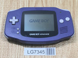 LG7345 With Defects - GameBoy Advance Violet Console Nintendo Japan