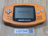 LG7348 With Defects - GameBoy Advance Orange Console Nintendo Japan