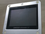 LG7371 With Defects - GameBoy Advance SP Platinum Silver Console Nintendo Japan