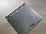 LG7371 With Defects - GameBoy Advance SP Platinum Silver Console Nintendo Japan