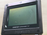 LG7373 With Defects - GameBoy Advance SP Onyx Black Console Nintendo Japan