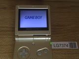 LG7374 With Defects - GameBoy Advance SP Star Light Gold Console Nintendo Japan