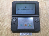 LG7387 With Defects - Nintendo 3DS LL XL 3DS Black Console Nintendo Japan