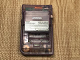 LG7411 With Defects - GameBoy Pocket Clear Purple Console Nintendo Japan