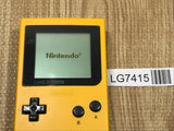 LG7415 Tested Working - GameBoy Pocket Yellow Console Nintendo Japan