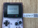 LG7417 With Defects - GameBoy Color Clear Purple Console Nintendo Japan