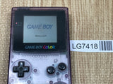 LG7418 With Defects - GameBoy Color Clear Purple Console Nintendo Japan