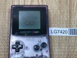 LG7420 With Defects - GameBoy Color Clear Purple Console Nintendo Japan