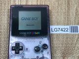 LG7422 With Defects - GameBoy Color Clear Purple Console Nintendo Japan