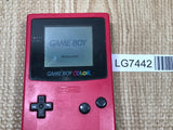LG7442 With Defects - GameBoy Color Red Console Nintendo Japan