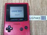 LG7443 With Defects - GameBoy Color Red Console Nintendo Japan