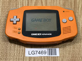LG7469 With Defects - GameBoy Advance Orange Console Nintendo Japan